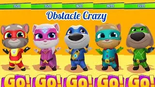Talking Tom Hero Dash - All Hero Failed in Obstacle Crazy Full Screen Gameplay