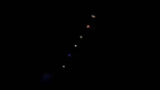 Planetary alignment&nbsp;of 2025 through my 60mm Telescope #astro #planetaryalignment #planet #telescope