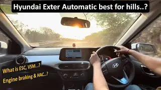 Hyundai Exter: Best Car for Hills in India? Engine Braking, ESC VSM HAC & Paddle Shifters Explained