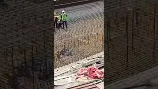 Highrise building size  Raft installing#technical #construction #civil #civilengineering