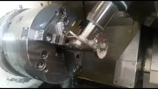 Mazak Integrex 200SY 5 axis cnc lathe video