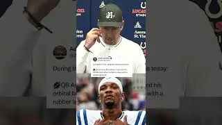 Colts HC Shane Steichen gave an update on Anthony Richardson's pregame injury
