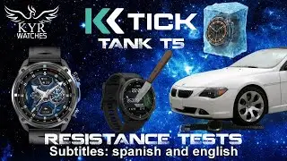🔥 KKTICK Tank T5. Este smartwatch es una bestia! This smartwatch is a beast! Tests de resistencia 🔥