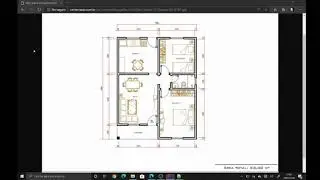 FreeCAD - Creación del plano de una casa en modo Draft
