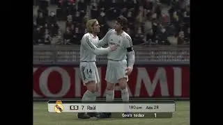 WINNING ELEVEN 9 l RAUL GONZALEZ BLANCO BEAUTIFUL ACROBATIC GOALS VS LE MANS UC 72