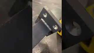&ldquo;Architectural weld&rdquo;. Railing post base to an interior railing. They didn&rsquo;t want any grinding marks