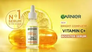 See faster results with the World's No.1, Garnier Vitamin C+ Booster Serum!