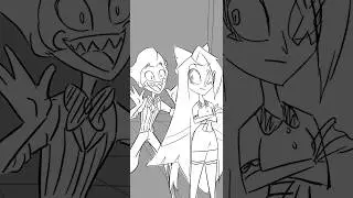 Vaggie being asked to sing for the new comercial for the Hotel #art #animatic #hazbinhotel