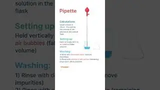 The Pipette - avoiding common mistakes can save you marks!  #leavingcert  #chemistry #examprep