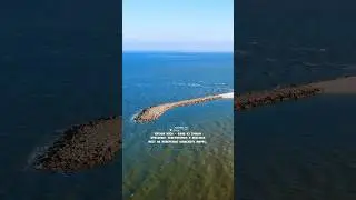 Купаться на краю косы запрещено⛔️ #ейск #кубань #азовскоеморе #море #drone #djimini2 #природа #ейск