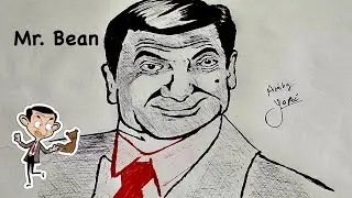 Mr Bean drawing for all mr bean fan by pen how to draw Mr bean #mrbeandrawing #yoaiarts #mrbean