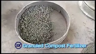 Disc pelletizer for compost granule making