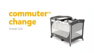 Joie commuter™ change |  Travel Cot for Newborns & Toddlers | For Sleep & Play