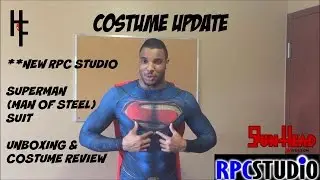 Higher Function - Costume Update **NEW RPC Studio S Man (Man of Steel) suit - unboxing & review
