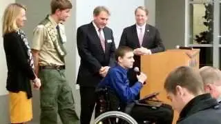 Will Woodward's Honor Medal Ceremony