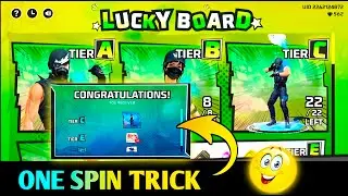 LUCKY BOARD EVENT 1 SPIN TRICK🤯 NEW LUCKY BOARD EVENT SPIN💥NEW EVENT FF