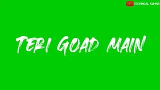 Navratri Special Green Screen Status Video |Teri Goad Main greenscreenstatusvideo | Technical Kumar