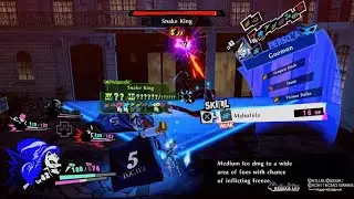 Persona 5 Strikers Snake King Boss Fight