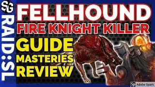 [RAID SHADOW LEGENDS] FELLHOUND FIRE KNIGHT KILLER! GUIDE REVIEW SPOTLIGHT