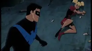 Nightwing Alley Brawl with Harley Quinn - Batman and Harley Quinn