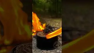 🔥 DIY Trench Candle #Survival #Hack #fire