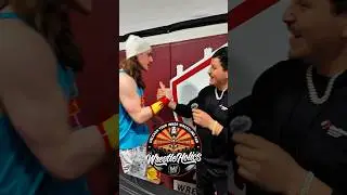 Saucy Josh Morris talks with Manny T. at Midwest Wrestling Combat #wrestling