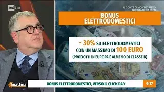 Bonus mobili e elettrodomestici - Unomattina 20/01/2025