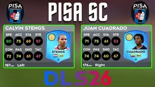 DLS 26 | 🔥 Pisa Sporting Club New Players Ratings in DLS 26 