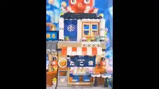 LOZ IDEAS Mini Block Street 1218 Tokoyaki Shop Japanese Style Japan bulding blocks toys