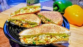 High Protein Tofu Sandwich Recipe | 5 Minutes Healthy Breakfast Recipe | Vegan Recipe 