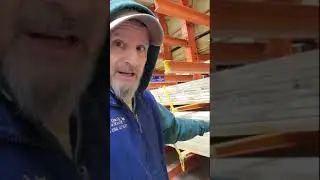 Don't buy the returned lumber...learn to spot the new boards #shorts
