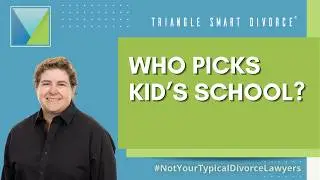 Which parent gets to make school decisions after divorce?