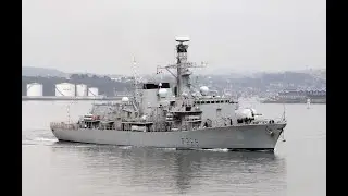 HMS LANCASTER F229 ENTERS DEVONPORT NAVAL BASE AT DEVIL'S POINT - 17th June 2020