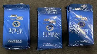 Star Trek CCG Part 7 - Premiere White Border 5 Packs Cracked