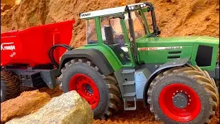 RC TRUCKS AND CONSTRUCTION MACHINES // FENDT RC TRACTOR // RC EXCAVATOR VOLVO
