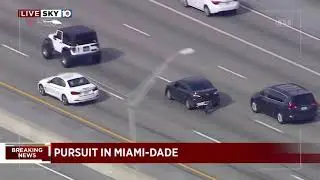 Police chase:High speed chase in South Florida ends with carjacking suspect in custody:(Jan 7, 2021)