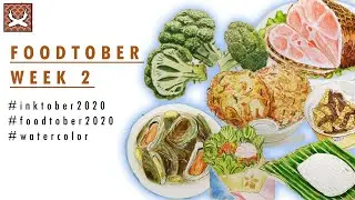 Foodtober Week 2 | Drawing Challenge 2020