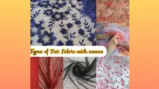 Different types of Net Fabric with their names/women's net fabric guide /Types of net in dresses 🌼🤍