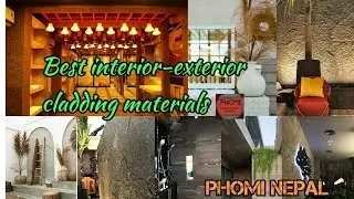 Best reliable, sustainable,  and eco-friendly cladding materials for your interior or exterior dream
