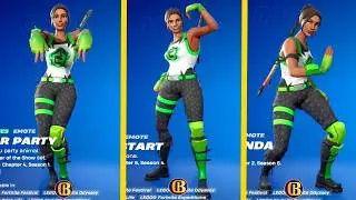 Fortnite &mdash; скин Major Glory исполняет все танцевальные эмоции