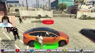 Adin Meets TeeGrizzley On GTA RP And Acts SUS! (Gets MAD!)