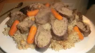 Rolled up Beef with Rice (up side down) by Creative Cooking Channel