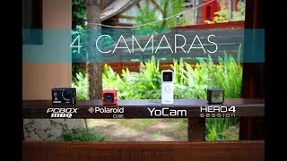 GoPro 4 Session vs Yocam vs Polaroid CUBE vs PcBox MDQ Cam