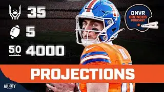 Projecting Bo Nix&rsquo;s 2025 stats with the Denver Broncos: Would you take 4,000 yards & 31 total TDs?