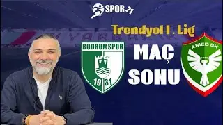 BODRUM - AMEDSPOR MAÇ SONU ÖZEL