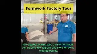 Pvc plastic concrete formwork  #construction #formwork #concrete #plastic