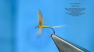 Tying a Traditional Winged Dry Fly the Yellow May with Davie McPhail