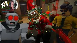 😰VIRAMOS SEGURANÇAS DO PAPAI NOEL👮🎅UDAVI & PRODUÇÃO💥JOGO DE TERROR DE NATAL, roblox, terror, natal