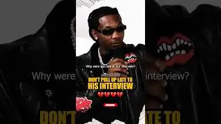 Offset puts Bobbi Althoff on the spot for being late to his interview✌🏽😭💯🦍 #offset #bobbialthoff