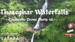 Thoseghar Waterfalls, Maharashtra | Drone Shot 4K | Exploring Western Ghats